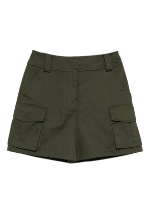 Elie Saab gabardine shorts - Green