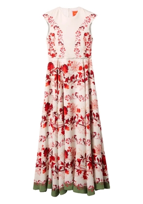 La DoubleJ Park Ave midi dress - White