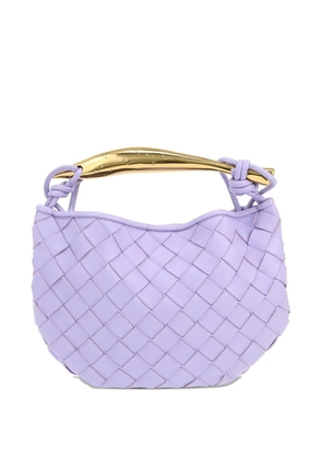 Bottega Veneta Pre-Owned 2020's mini Sardine intrecciato tote bag - Purple