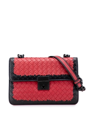 Bottega Veneta Pre-Owned 2012-2025 Nappa Intrecciato Glass shoulder bag - Black