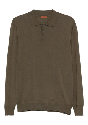 Barena long-sleeve polo shirt - Green