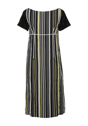 Prada Pre-Owned striped dress - Black