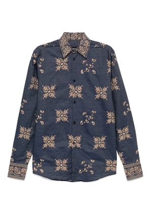 EGONlab. long-sleeved shirt - Blue