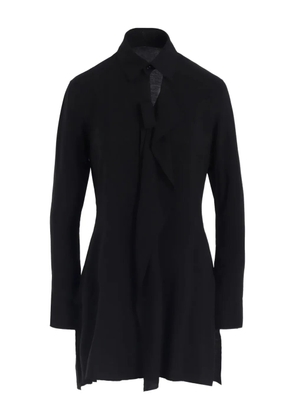 Y's tie-neck blouse - Black