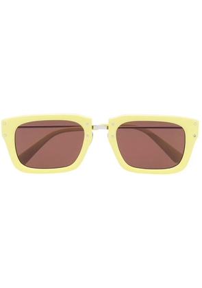 Jacquemus Les lunettes Soli D-frame sunglasses - Yellow