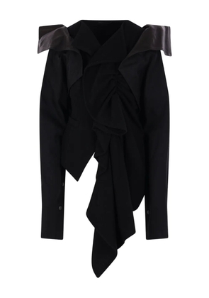 Yohji Yamamoto draped jacket - Black
