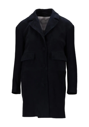 LA ROSE single-breasted coat - Blue