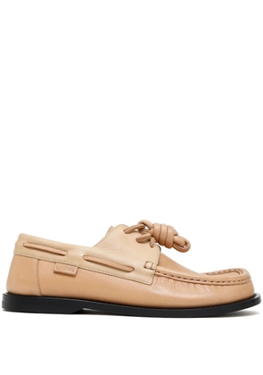 LOEWE Campo boat shoes - Neutrals
