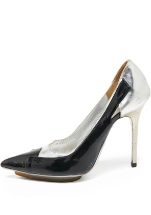 Balenciaga Pre-Owned 110mm leather pumps - Silver