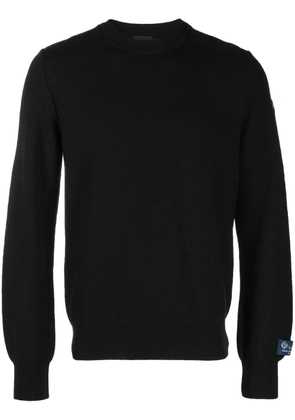 Paul & Shark round-neck knitted jumper - Black