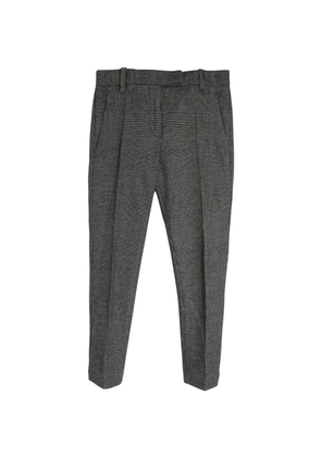 Brunello Cucinelli Vintage Prince Wales grey trousers