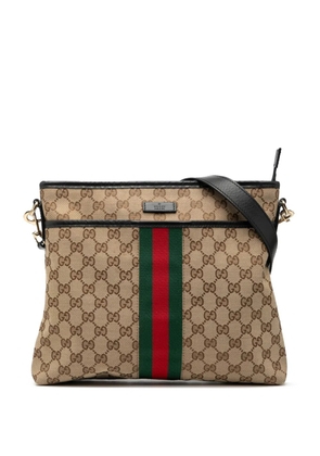 Gucci Pre-Owned 2000-2015 GG Canvas Web crossbody bag - Brown