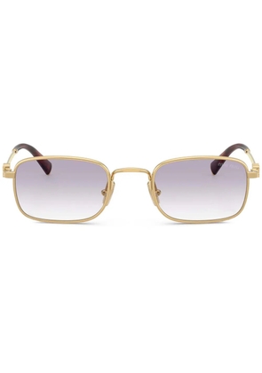 Miu Miu Eyewear rectangle-frame sunglasses - Gold
