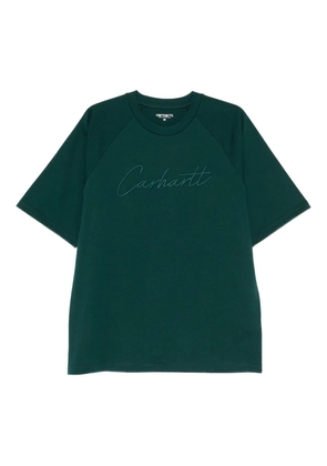 Carhartt WIP logo-embroidered T-shirt - Green