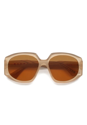 Marni Eyewear Arithiel round-frame sunglasses - Brown