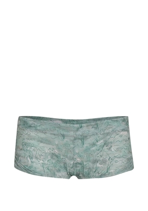 Amir Slama x Jade Picon patterned swim shorts - Blue