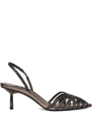 Le Silla embellished caged sandals - Black