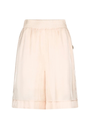 LIU JO stretch-waistband trousers - Neutrals