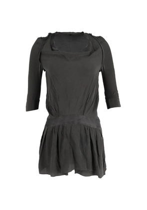 Maje three-quarter-sleeve mini dress - Green