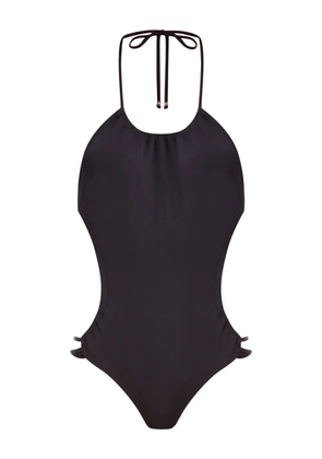 Amir Slama tie-fastening swimsuit - Black