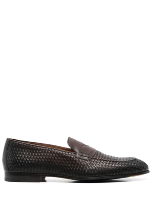 Doucal's leather loafers - Brown