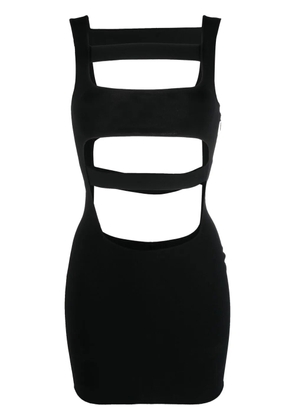 Roberto Cavalli cut-out detail mini dress - Black