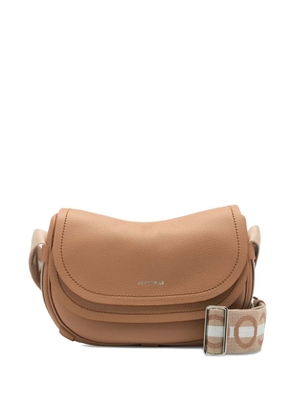 Coccinelle logo tape raquel cross body bag - Brown