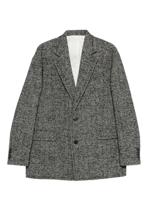 Lanvin herringbone two-button blazer - Black