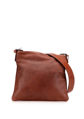 Bottega Veneta Pre-Owned 2010 Intrecciato Trimmed Nappa crossbody bag - Brown