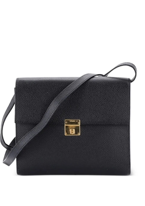 Hermès Pre-Owned Clic Wallet on Strap Epsom 16 shoulder bag - Black