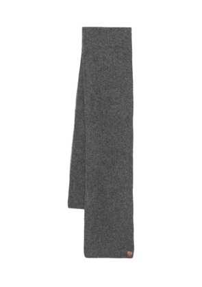 Eleventy ribbed scarf - Grey