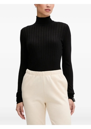 Colmar turtleneck ribbed sweater - Black