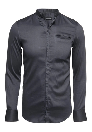 Emporio Armani Pre-Owned mandarin-collar shirt - Grey