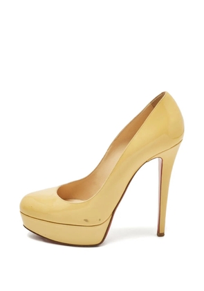 Christian Louboutin Pre-Owned Bianca platform pumps - Yellow