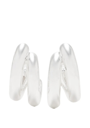 Jenny Bird Florence twisted hoop earrings - Silver