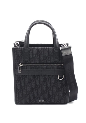 Christian Dior Pre-Owned 2010s Safari North-South monogram tote bag - Black