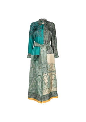 Pierre-Louis Mascia paisley-pattern maxi dress - Green
