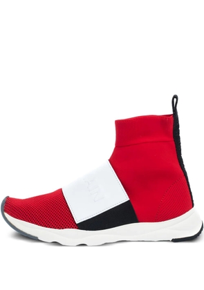 Balmain Pre-Owned Cameron knit sneakers - Red