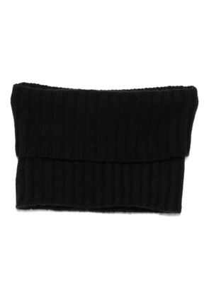 Dell'oglio ribbed scarf - Black