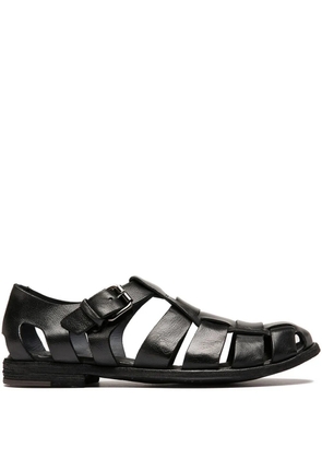 Officine Creative woven buckle sandals - Black