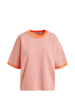 Essentiel Antwerp contrast-trim T-shirt - Orange