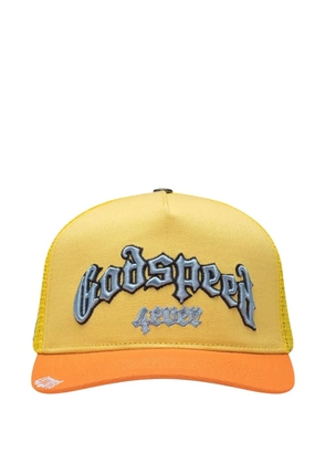 GODSPEED embroidered-logo trucker cap - Yellow