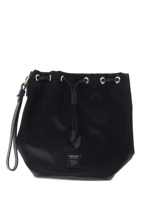 Tom Ford Vintage drawstring bucket bag - Black