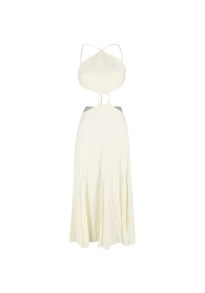 Cult Gaia cut-out halterneck dress - White