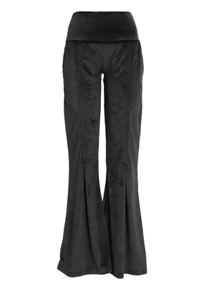 Amir Slama corduroy flared trousers - Black