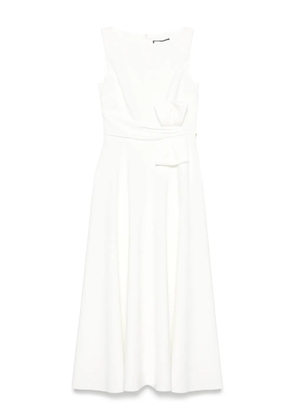 NISSA crepe maxi dress - White