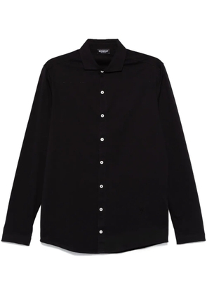 DONDUP jersey-texture shirt - Black