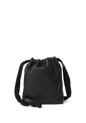 Ann Demeulemeester small Gael grained leather cross body bag - Black