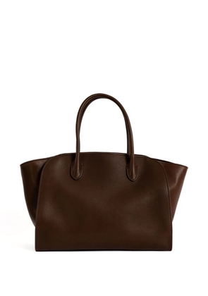 The Row Marlo top-handle leather shoulder bag - Brown