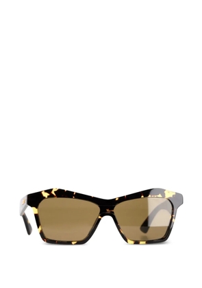 Bottega Veneta Pre-Owned square-frame sunglasses - Black